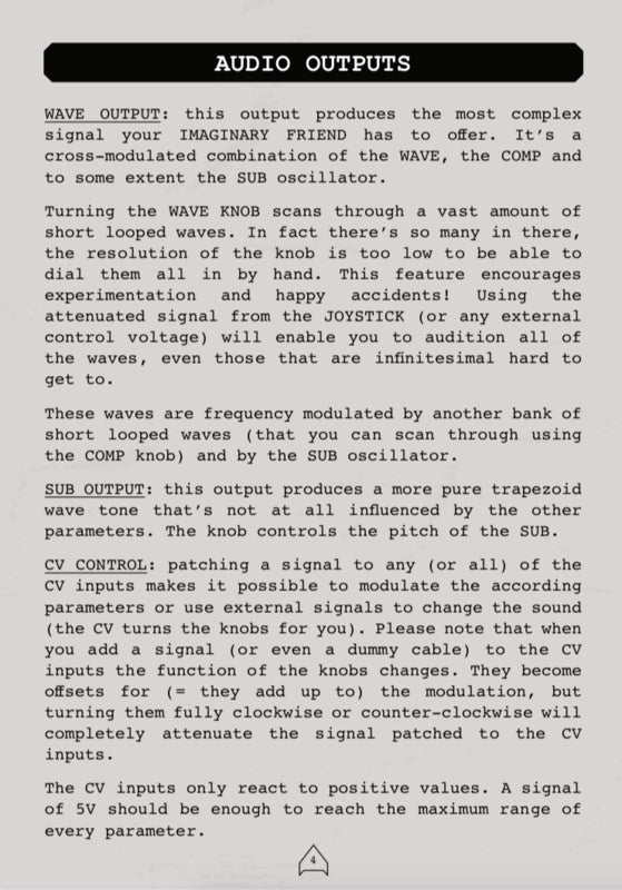 Error Instruments - Imaginary Friend