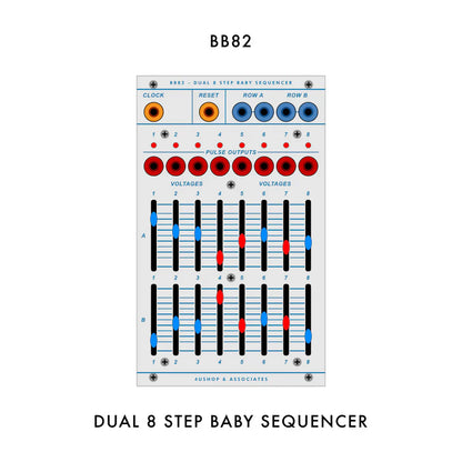 4U Shop -BB82 - Dual 8 Step Baby Sequencer [4U-B]