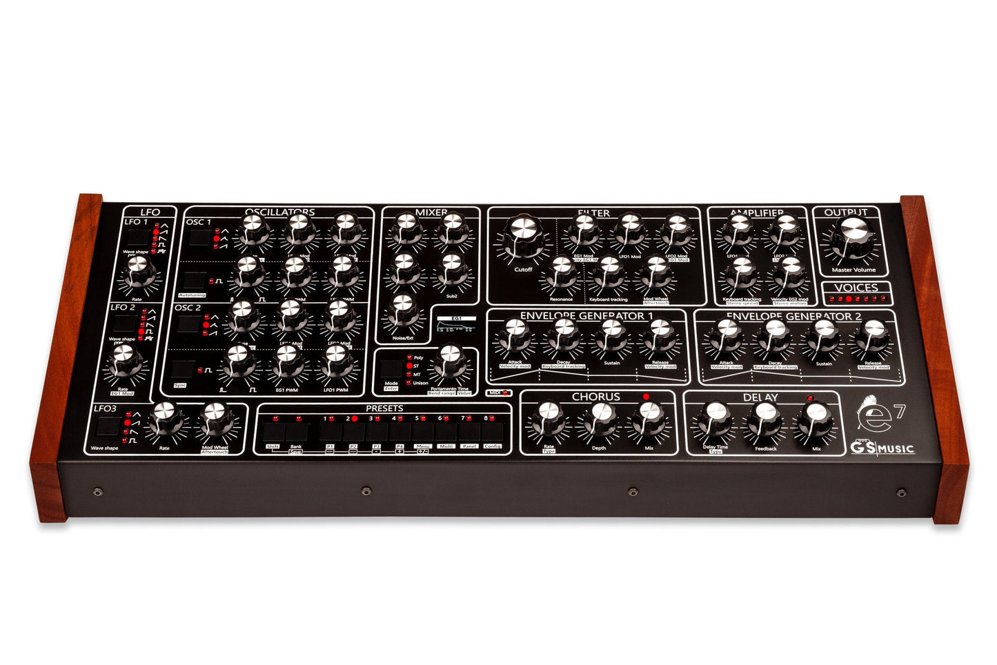 GS - e7 [Black / Red]