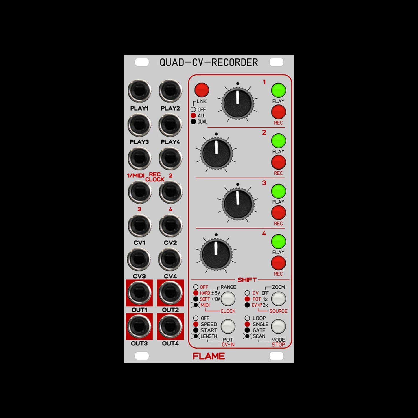 Flame - Quad CV Recorder