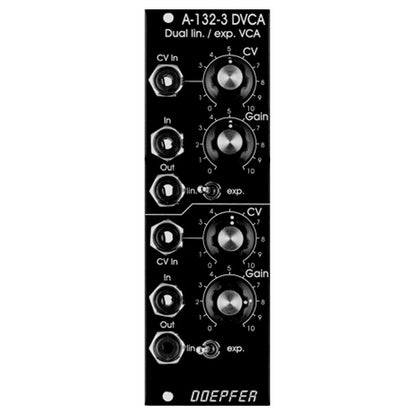 Doepfer - A-132-3V: Dual Linear/Exponential VCA