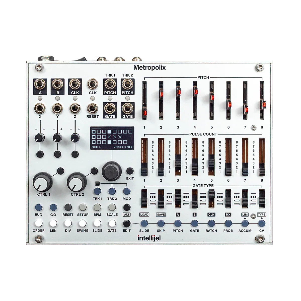 Intellijel - Metropolix Solo Desktop Multi-track Performance MIDI/CV Sequencer