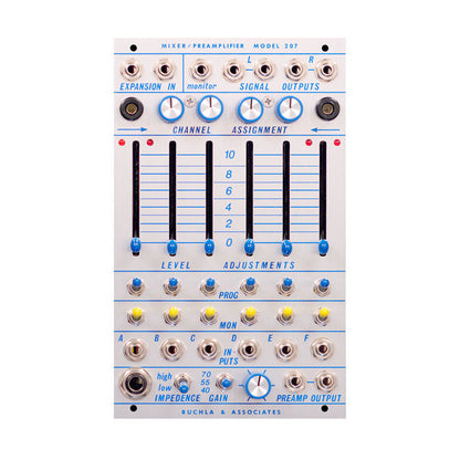 Buchla - 207 Classic Reissue – Mixer/Preamplifier